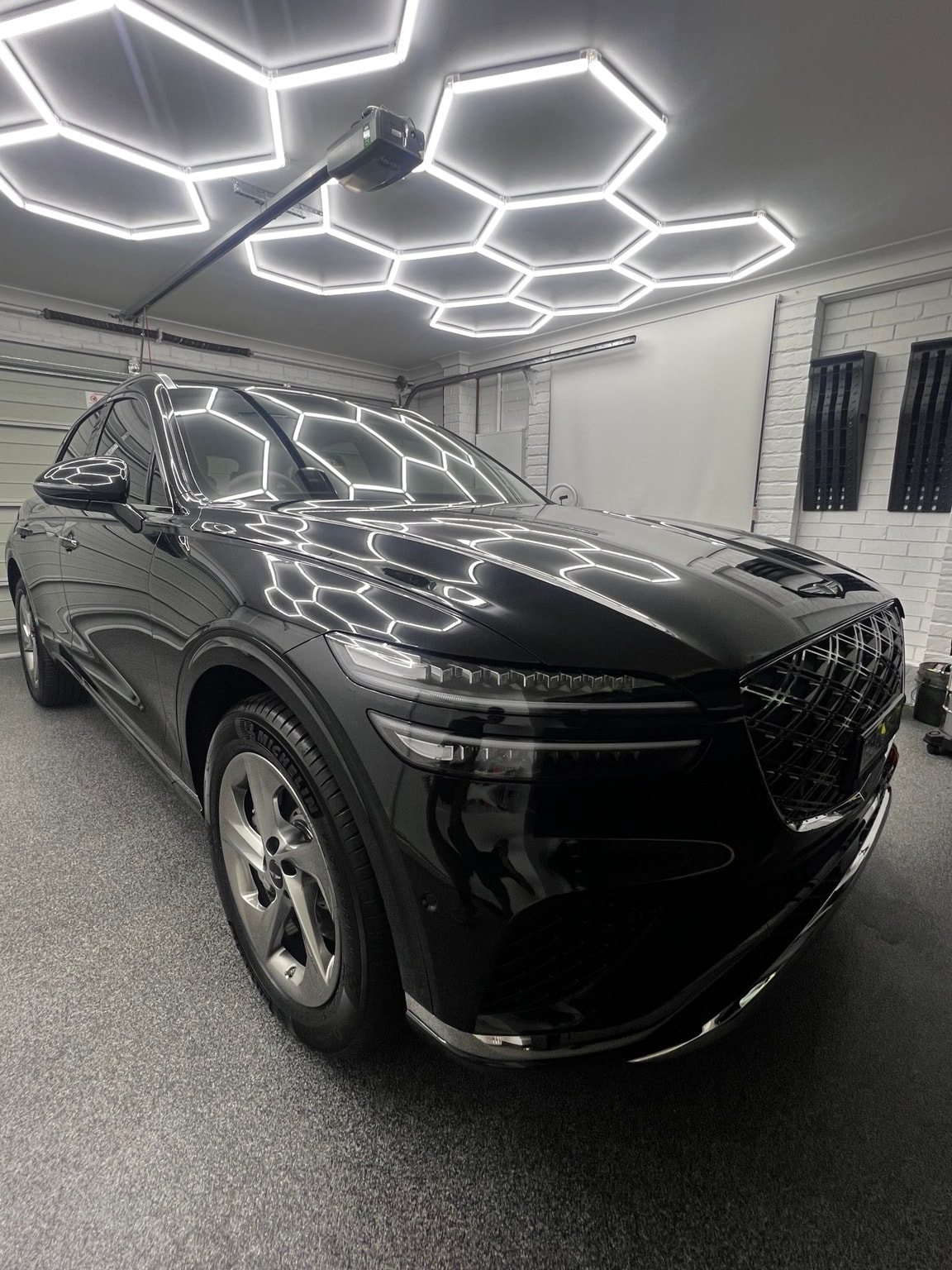 Ceramic Coating — Black Genesis SUV
